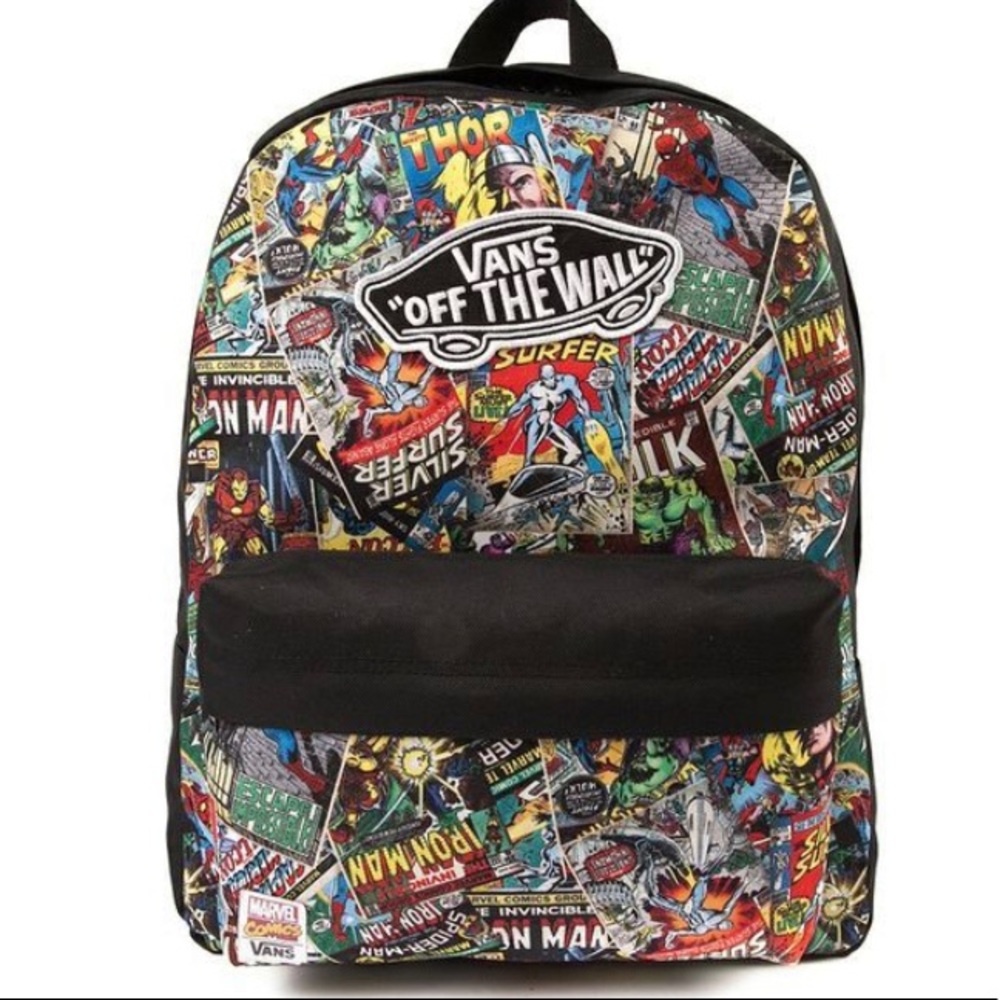 Vans MARVEL comic backpack collectors item
